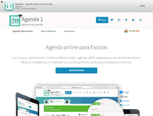 Tablet Screenshot of agenda1.com.br